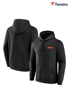 Fanatics Small Formula 1 Essentials Logo Overhead Black Hoodie (E09547) | $87