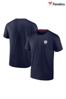 Fanatics Small Blue 100% Cotton England Essentials Crest T-Shirt (E09586) | $43