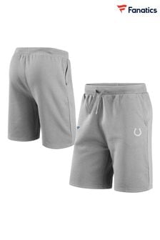 Fanatics Grey Indianapolis Colts Primary Logo Graphic Fleece Shorts (E09593) | LEI 209