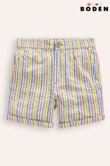 Boden Smart Roll-Up Check Shorts