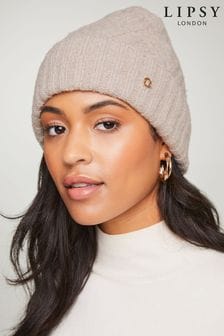 Lipsy Camel Cosy Beanie Hat With Wool (E10604) | $18