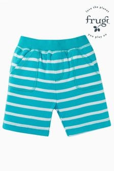 Frugi Light Blue Striped Shorts (E11152) | HK$185 - HK$206