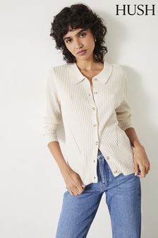 Hush Cream Miquita Knitted Shirt (E11314) | $177