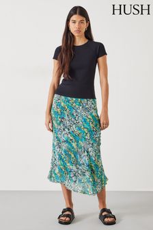 Hush Hallie Printed Midi Skirt (E11327) | kr1 450