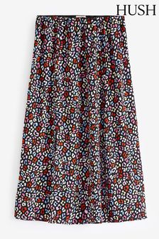 Hush Print Kourtney Midi Skirt (E11379) | ￥12,150