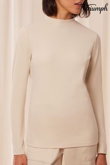 Triumph Cream Smart Thermal High Neck Top (E11407) | kr840