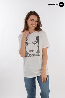 Brands In Boyfriend Fit Blondie Face Women Music 100% Cotton T-shirt (E11497) | 37 €