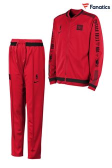 Boys red tracksuit bottoms store