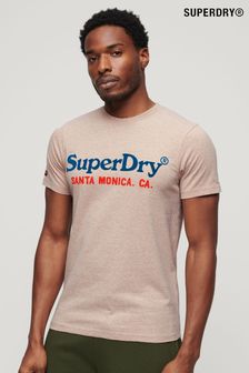 Superdry Nude Venue Duo Logo T-Shirt (E12137) | SGD 58