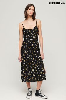 Superdry Printed Button-up Cami Midi Dress (E12138) | NT$2,100