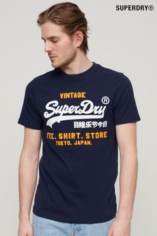 Superdry Blue Vintage Classic T-Shirt (E12146) | €43