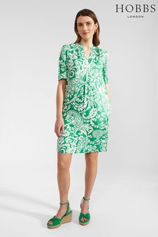 Hobbs Green Lucille Dress (E12355) | AED660