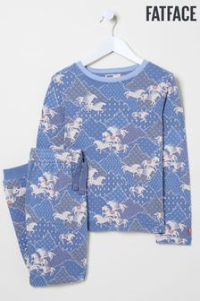 Girls Pyjamas Fat Face Blue Nightwear Next Lithuania