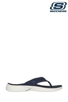 Skechers Navy Womens Arch Fit Radiance Lure Sandals (E12770) | $93