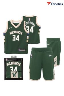 Fanatics Green Milwaukee Bucks Replica Icon Box Set Giannis Antetokounmpo Toddler Jersey (E12938) | ‏241 ‏₪