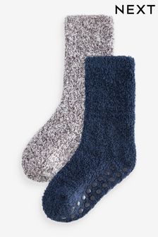 Bleu marine/gris - Cosy Socks 2 Pack (E13109) | €8 - €11