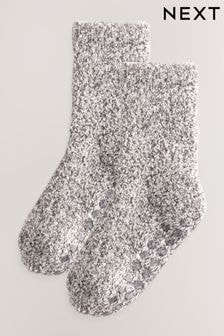 Grey Cosy Socks 2 Pack (E13109) | $12 - $15