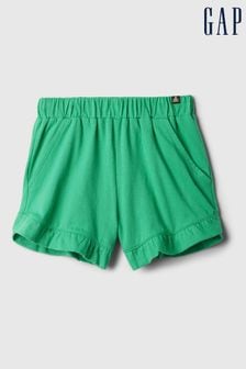 Verde - Pantaloni scurți Gap elastici Volane (nou-născuți 5yrs) (E13344) | 36 LEI