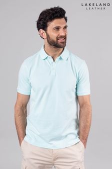 Lakeland Clothing Green Hudson Cotton Blend Short Sleeve Polo Shirt (E13443) | kr454