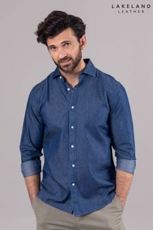 Lakeland Clothing Blue Lee Cotton Shirt (E13455) | kr649
