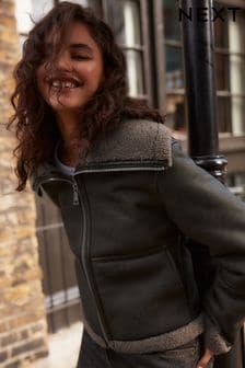 Hobbs aviator jacket new arrivals