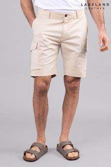 Lakeland Clothing Lance Cotton Utility Brown Shorts