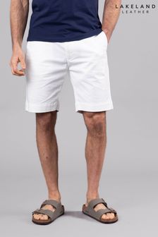 Lakeland Clothing Cream Fynn Cotton Shorts