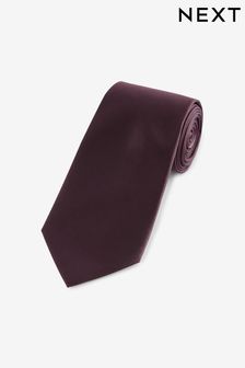 Burgundy Red Silk Tie (E13939) | OMR9