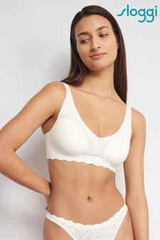 Sloggi ZERO Feel Bliss Soft White Bra (E14037) | €52