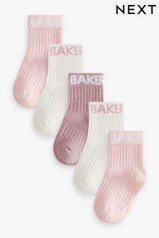 Multi Baker by Ted Baker 100% Cotton Socks 5 Pack (E14129) | $14 - $15