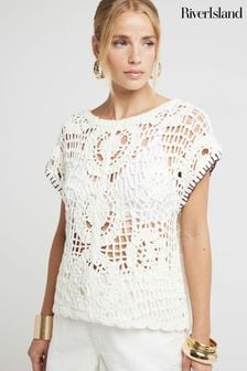 River Island Crochet T-shirt (E14181) | 61 €