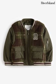 River Island Boys Iconic Check Jacket (E14424) | 186 د.إ