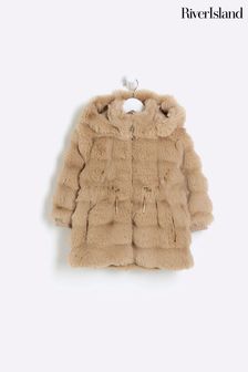Next girls teddy coat top
