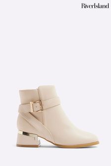 Boots Cream Plain Footwear Next Oman