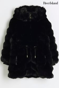 Girls borg coats discount