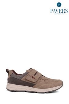 Pavers Taupe Pavers Touch-Fasten Trainers (E14515) | ₪ 251