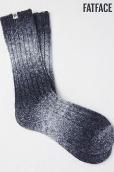 Blue Navy Space Dye Boot Socks (E14682) | ₪ 53