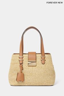 Forever New Small Bonnie Weave Tag Tote Bag (E14786) | 73€