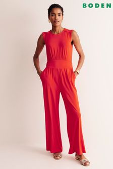 Boden red jumpsuit best sale
