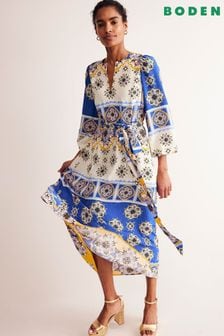 藍色 - Boden Occasion Blouson Maxi Dress (E14856) | NT$8,610
