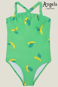 グリーン - Angels By Accessorize Green Banana Print Swimsuit (E15190) | ￥2,470 - ￥2,640
