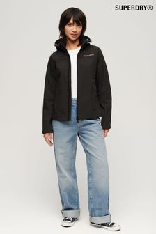 Superdry Black Hooded Softshell Jacket (E15411) | 421 QAR