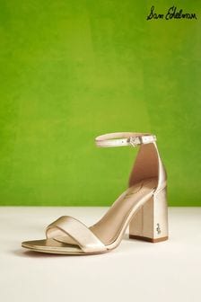 ذهبي - Sam Edelman Daniella Block Heel Sandals (E15831) | 829 ر.س