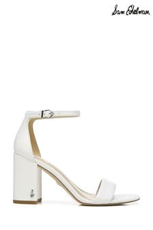 أبيض - Sam Edelman Daniella Block Heel Sandals (E15839) | 643 ر.ق