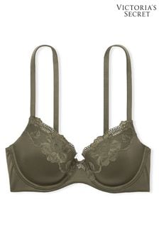 Victoria's Secret Olive Green Lace Trim Demi Bra (E16315) | kr820