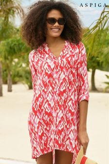 Aspiga Red Mila Tunic Shirt (E16422) | $129