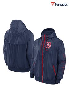 Fanatics Blue Mlb Boston Red Sox Team Runner Windrunner Jacket (E16520) | 47 ر.ع