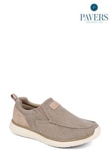 Pavers Casual Slip-On Brown Shoes (E17412) | €63
