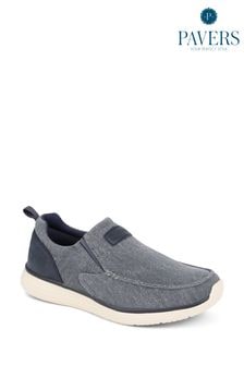 Pavers Blue Casual Slip-On Shoes (E17415) | $64