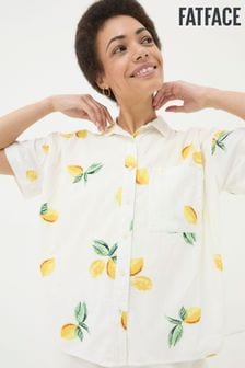 FatFace Louisa Natural Lemons Shirt (E17774) | $64